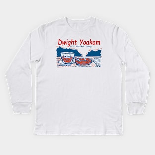 Dwight Vintage Kids Long Sleeve T-Shirt